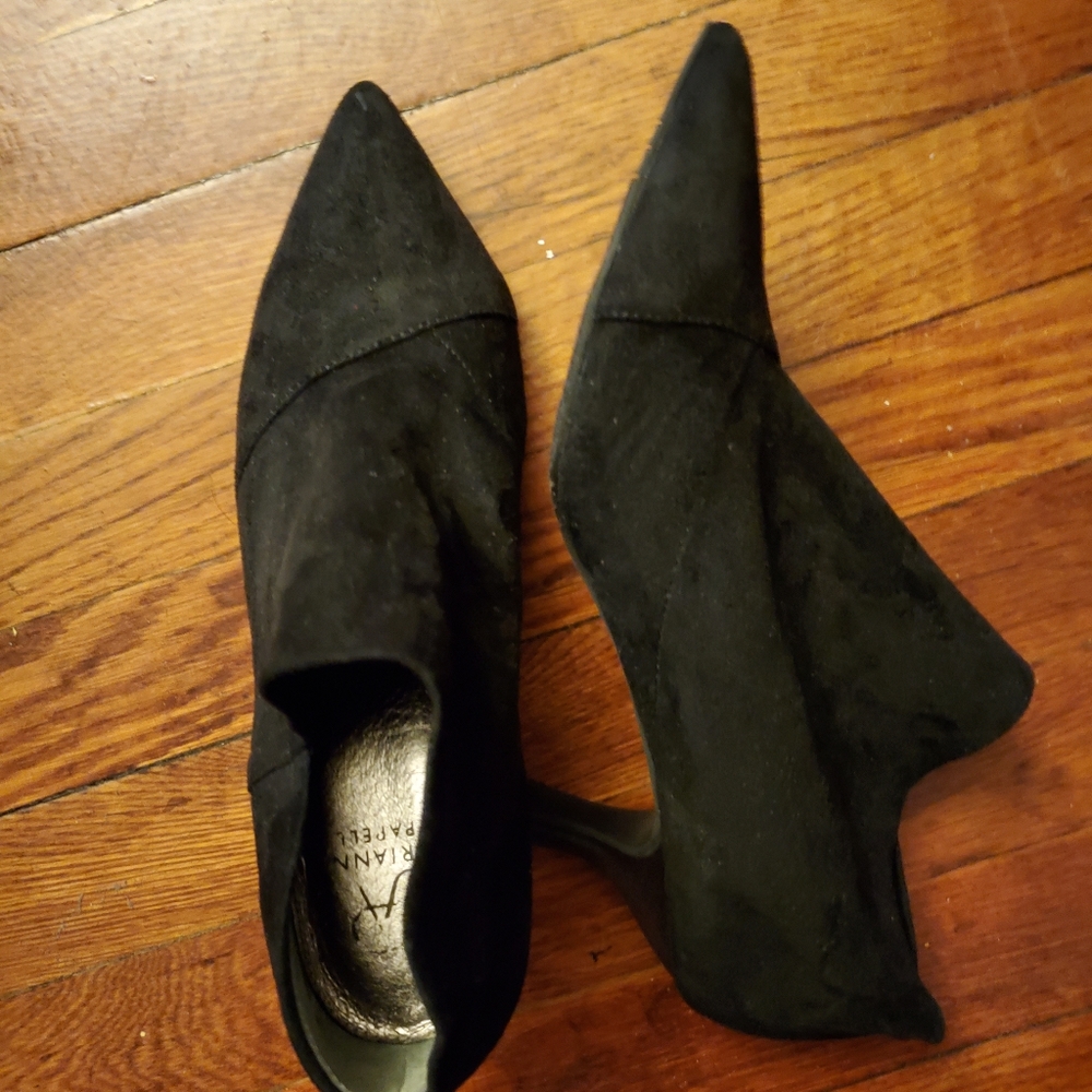 Black low cut booties